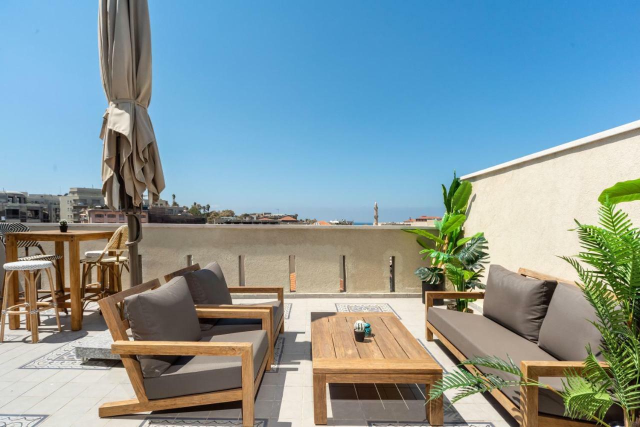 Duplex With Sea View Terrace Above The Flea Market เทลอาวีฟ ภายนอก รูปภาพ