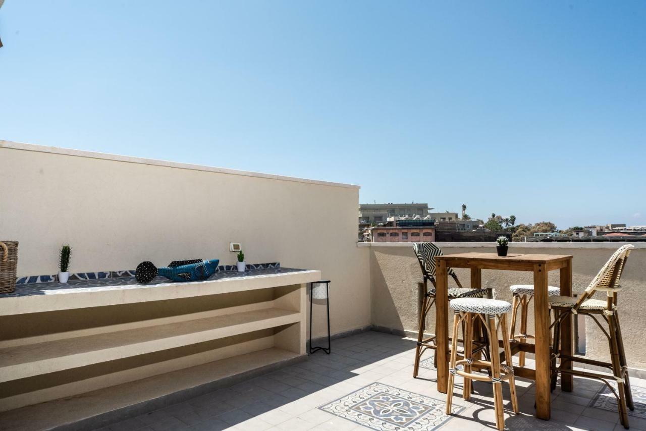 Duplex With Sea View Terrace Above The Flea Market เทลอาวีฟ ภายนอก รูปภาพ